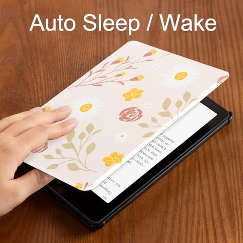 Image of CoBak Case for 7 inch E-Readers - All New PU Leather Cover with Auto Sleep Wake Feature for E-Readers 2024 Released