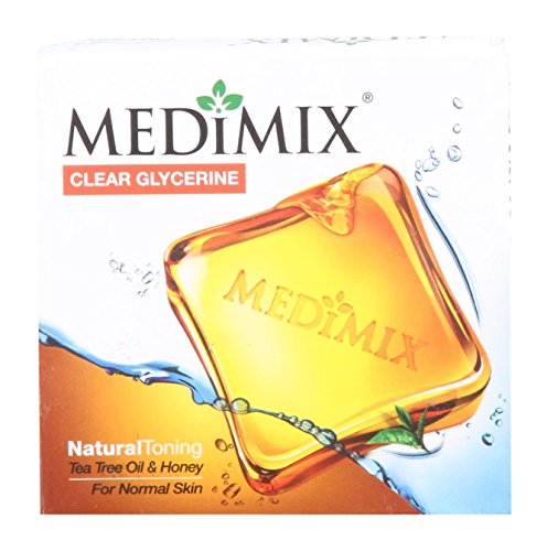 Image of Medimix Clear Glycerine Natural Toning - 100g (Pack of 3) for Dry Skin