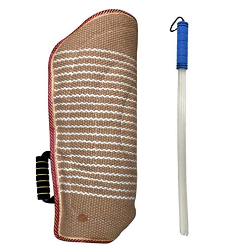 Dog Bite Training Sleeves Professional Dogs Bit Training Arm Sleeve with Whip Agitation Stick Arm Protect (B091D9R92J) Amazon Price History, Amazon Price Tracker