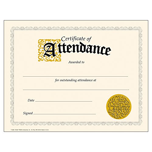 Certificate of Attendance (Large)