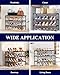 Kitsure Shoe Rack - Non-Woven Shoe Rack Shelf, Shoe Organizer for Closet, Entryway, Garage & Corridor, Stackable Shoe Shelves, 27.5