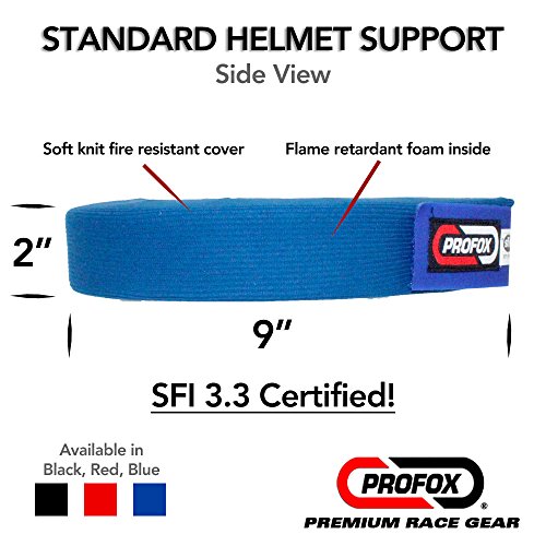 PROFOX 3105 Helmet Support (X-Large, Black)