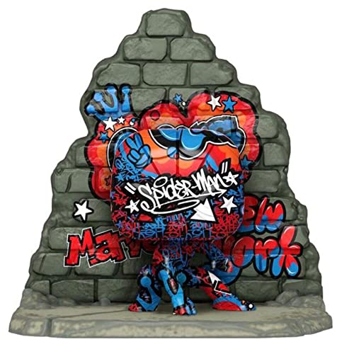 Sale Funko Pop! Deluxe: Marvel Street Art Collection Spider-Man (Gamestop Exclusive)