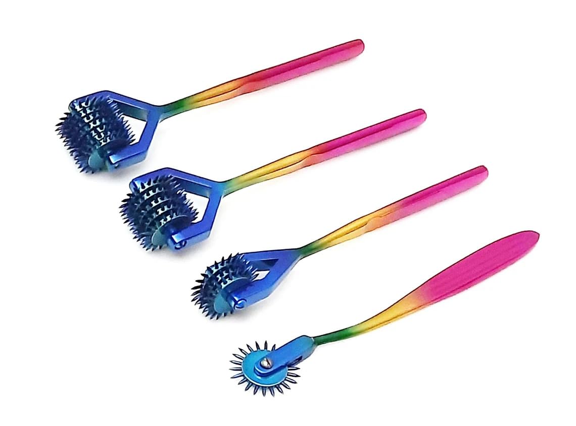 Wartenberg Windrad Sensory Neuro Windrad Nerventest Diognostisches Windrad 4er Set Windräder Mehrfarbig