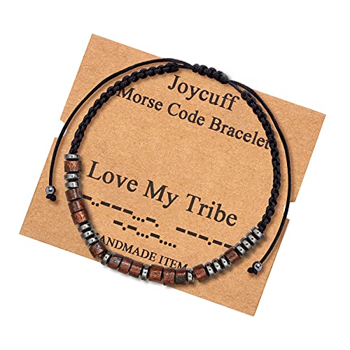 Image of JoycuFF Inspirational ๐๐จ๐ซ๐ฌ๐ ๐๐จ๐๐ ๐๐ซ๐๐๐๐ฅ๐๐ญ ๐๐จ๐ซ ๐๐จ๐ฆ๐๐ง Secret Message Wood Beads with Cord Jewelry Birthday Mother's Day ๐๐ข๐๐ญ ๐๐จ๐ซ ๐๐๐ซ Mother Grandmother