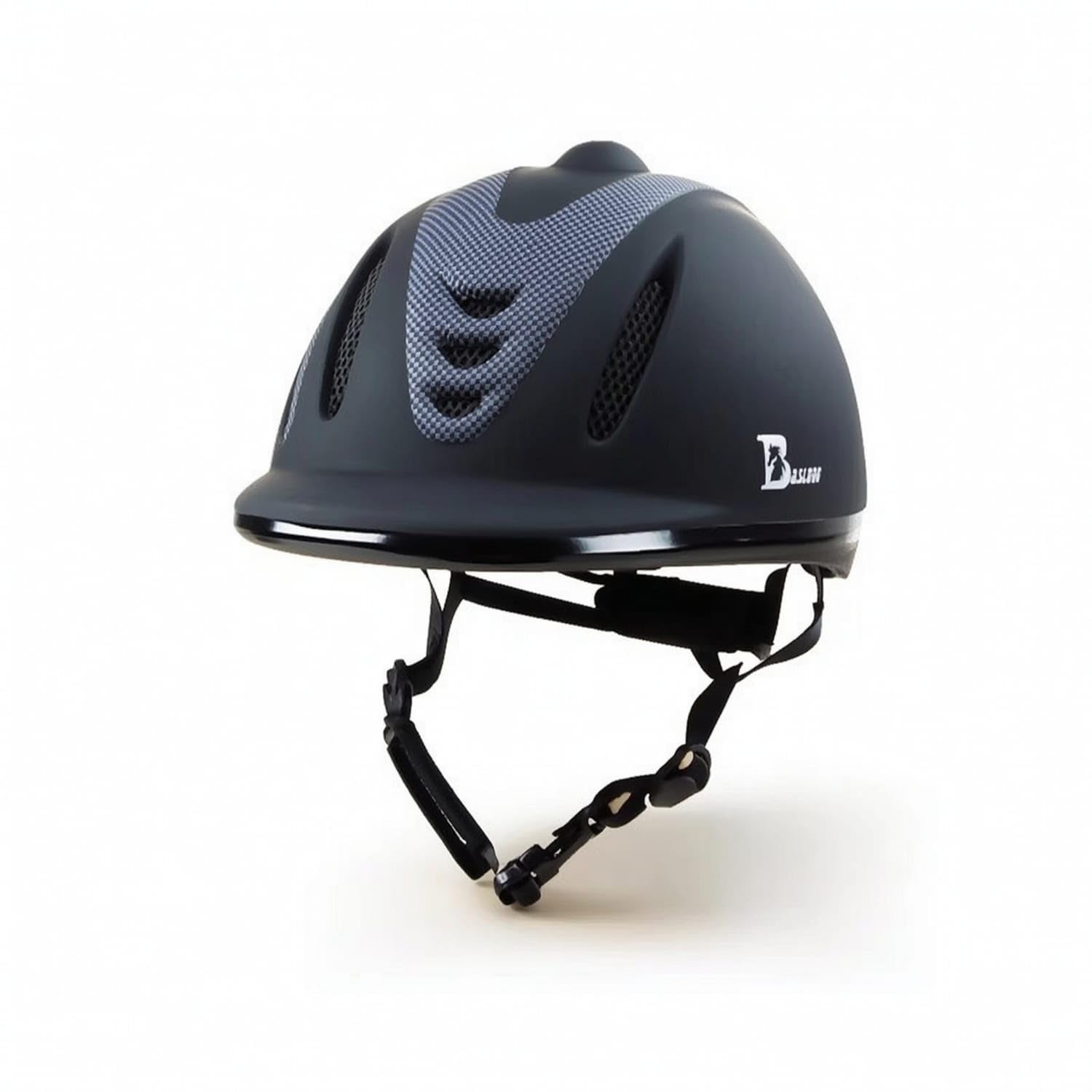 Vented Riding Helmet with Visor Breathable Helmet Sunshade Lightweight Streamlined for Equestrians, Riders, M-picture-15