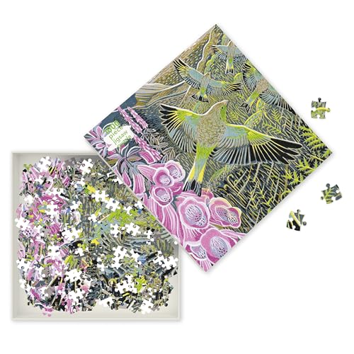 Adult Jigsaw Puzzle Annie Soudain: Foxgloves and Finches: 1000-Piece Jigsaw Puzzles
