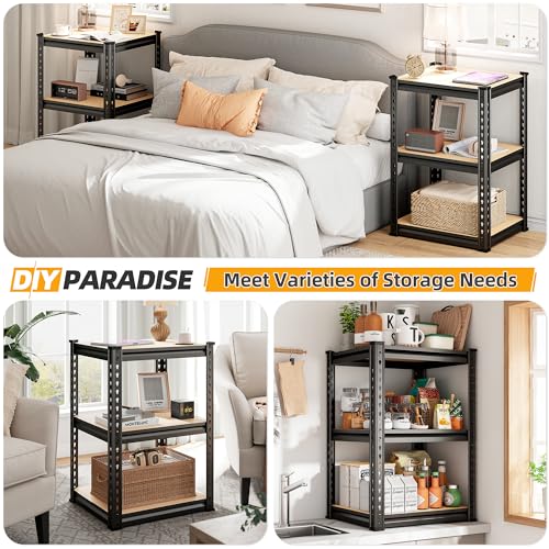 Reibii RBMS6LB40L Storage Shelves, 6 Tier Garage Storage Shelving Units Loads 2250Lbs, 72’’H Adjustable Heavy Duty Metal Shelves thumb #3