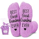 HAPPYPOP Great Grandma Gifts Socks - Mothers Day Gifts for Great Grandma, Christmas Stocking Stuffers