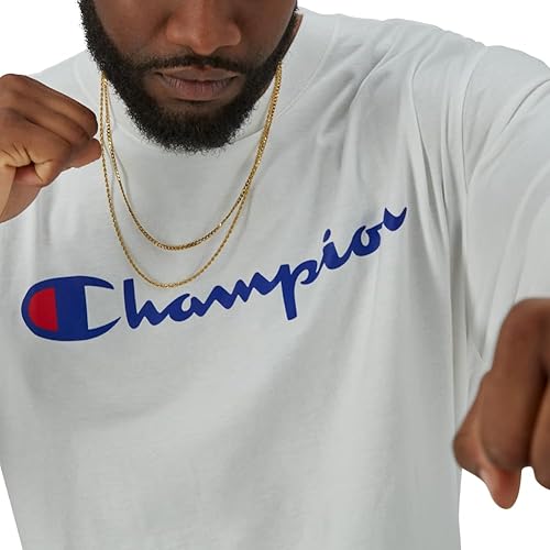 Miniatura 6 de Champion - Camiseta de manga larga para hombre, camiseta clásica para hombre (talla regular o grande y alta)