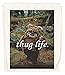 Vendax Ewok Thug Life Beige Sac de Sport à Cordon Drawstring Gym Bag Backpack