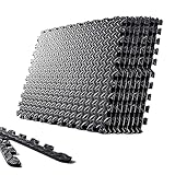 トレーニング ジョイントマット エクササイズマット 防音 衝撃吸収マット ホームジム 大判ジムマット 厚さ約1.2cm 60cm×60cm×1.2cm 30cm×30cm×1.2cm キズ防止 高硬度 振動吸収 床保護 抗菌 トレーニング器具用マット サイドパーツ付 (葉紋  12枚 60*60*1.2cm)