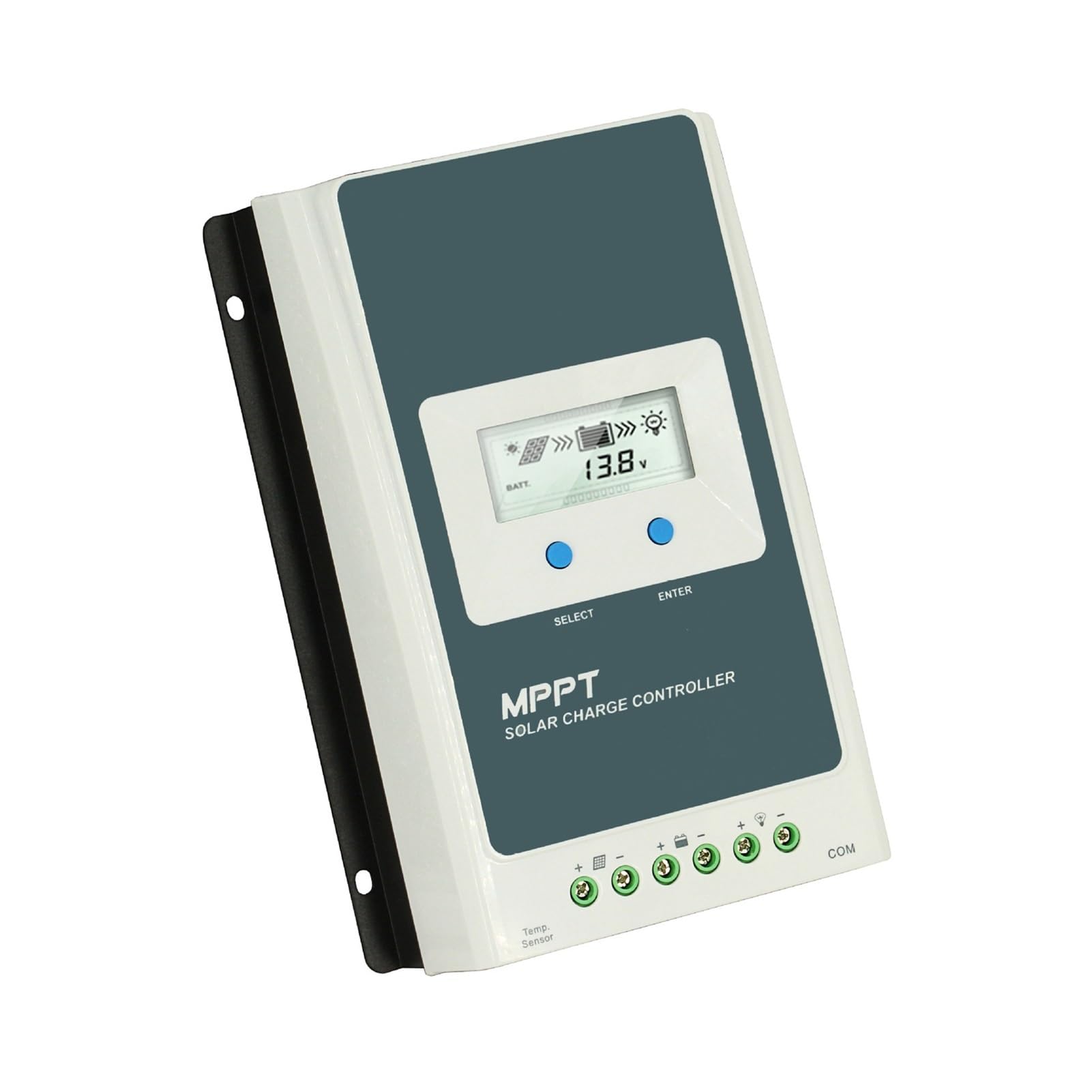 Kontroler ładowania słonecznego, Kontroler Słoneczny MPPT30A 12V/24V Ekran LCD