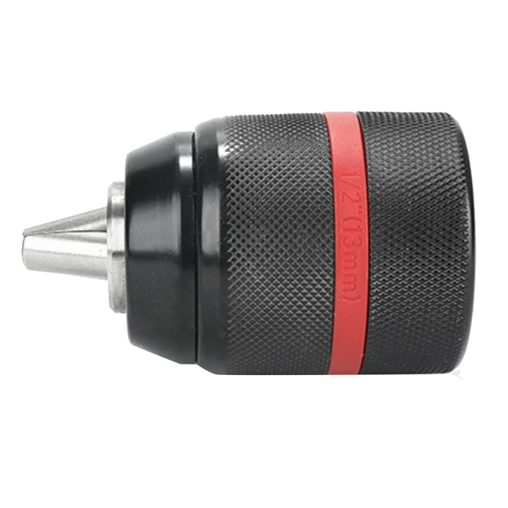 Tiyao Metal Drill Chuck Multi-Purpose Self-Tightening Drill Chuck Heavy Duty 2-13Mm Keyless Drill Chuck Metal Drill Chuck Converter Self-Tighten Drill Chuck Multiple Purposes