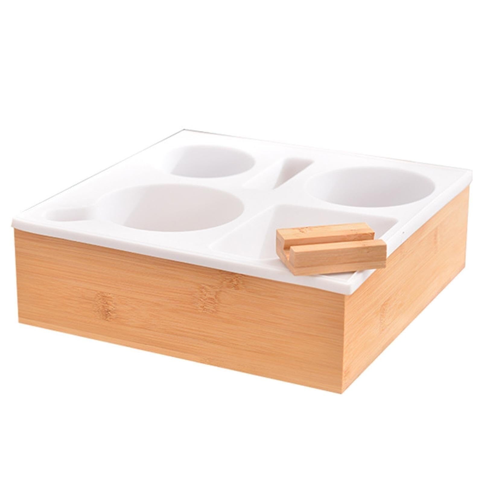 Bandeja For Portavasos For Sofá Caddys Silicona Suave con Soporte For Teléfono Giratorio 360 ​​​​° Portavasos For Automóvil Portavasos For Sofá Extraíble Organizador For Sofá Bandeja(White)