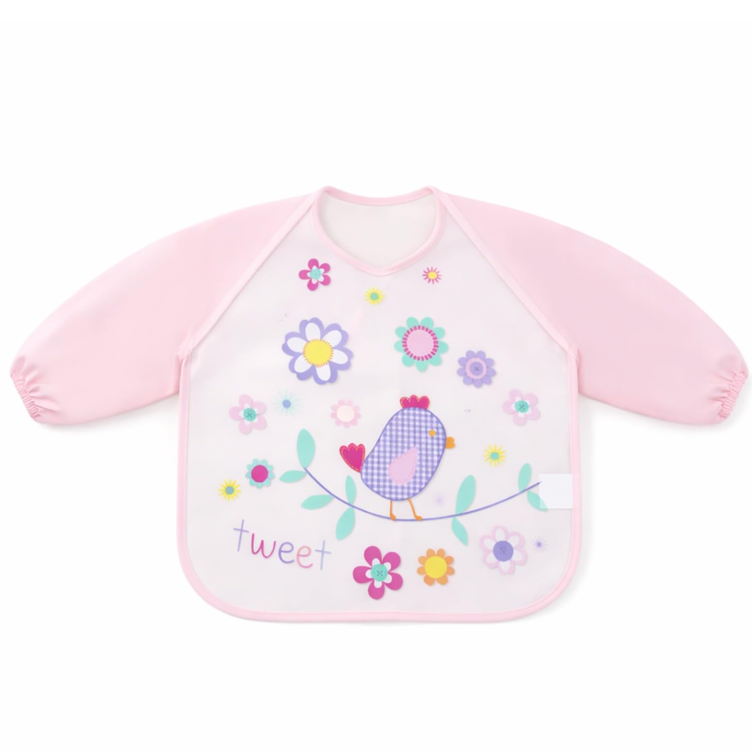 BabyGo Cotton Baby Tie Button Bibs | Soft, Washable Feeding Bibs for Kids, Adjustable, Reusable, Gentle on Skin, Comfortable & Ideal for Mealtime, Perfect for Infants & Toddlers | Multicolor-picture-19