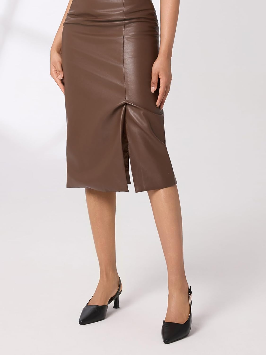 Mostrin Kitten Heels for Women Slingback Pointed Closed Toe Heels Women's Pumps Shoes for Wedding, Party, Commuting - Image 6