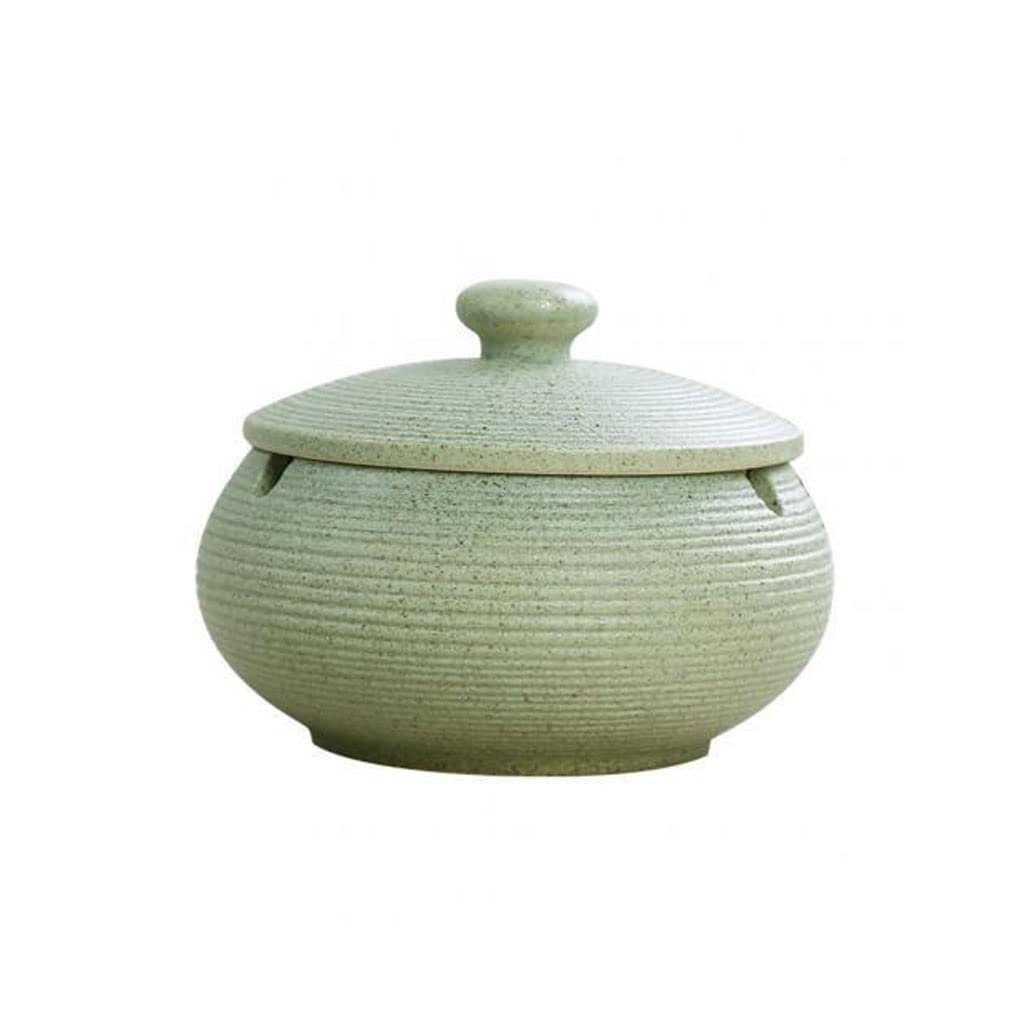 Ashtray Ceramic Round Ash Tray Cigarettes Holder Pot Cigarettes Holder