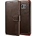 Galaxy Note 7 Case, VRS Design [Layered Dandy][Coffee Brown] - [Premium Leather Wallet][Slim Fit] For Samsung Note 7