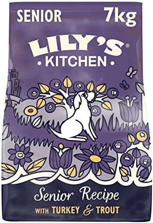 Lily's Kitchen Senior Recipe Turkey & Trout Natural Grain Free Complete Dry Dog Food (7 kg)