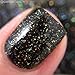 Onyx - black glitter holographic nail polish by Cupcake Polish