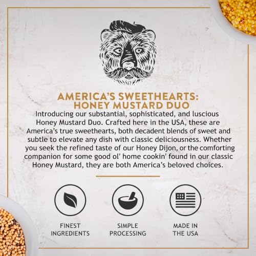 Image of Koops' Mustard Gluten-Free, Kosher, Made in USA, From Quality Mustard Seeds, Creamy (Honey Mustard & Honey Dijon)
