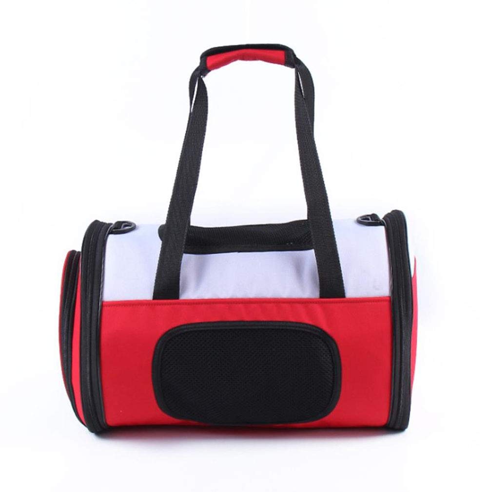 Sac respirant et confortable rouge anti-morsure chiot