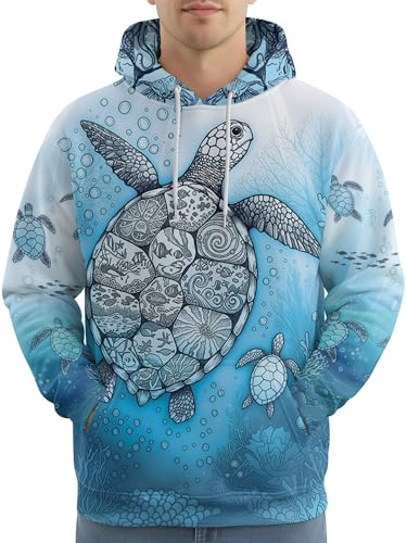 Image of PAGYMO Graphic Hoodies for Men Funny Novelty Pullover Hooded Sweatshirt | Funny 3D print, cool novelty design, colorful pattern, mens graphic pullover hoodie, sarcastic style, funky winter fashion