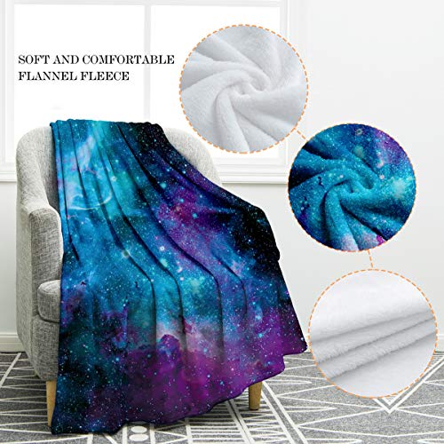 Jekeno Galaxy Space Blanket Smooth Soft Print Throw Blanket For Gift Women Girls Friend 50"X60" #TOP1