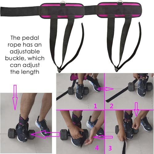 Correas para máquinas de cable en entrenamientos de piernas 5
