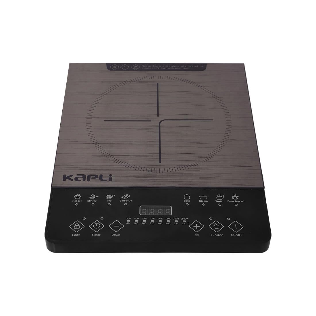 Kapli Premium Infrared Cooktop 2500W Grey Beauty (Suitables for all types of Utensil)-image-29