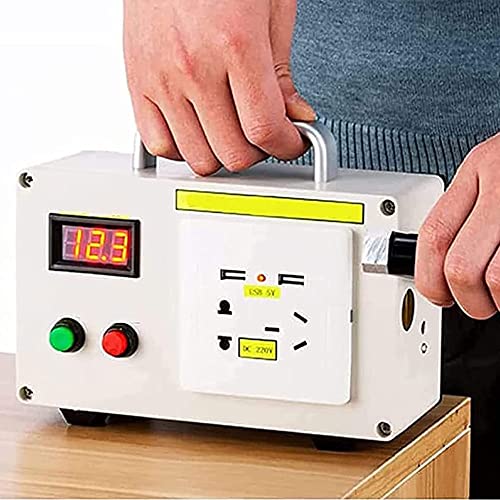 Generador manual de manivela multifuncional, cargador de alta potencia 220 V miniatura 3