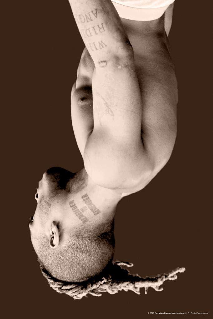 XXXtentacion Merch Sad! Inverted XXX 17 Bad Vibes Forever Skins Album Art Trap Music Aesthetic Cool Wall Art Print Poster 12x18