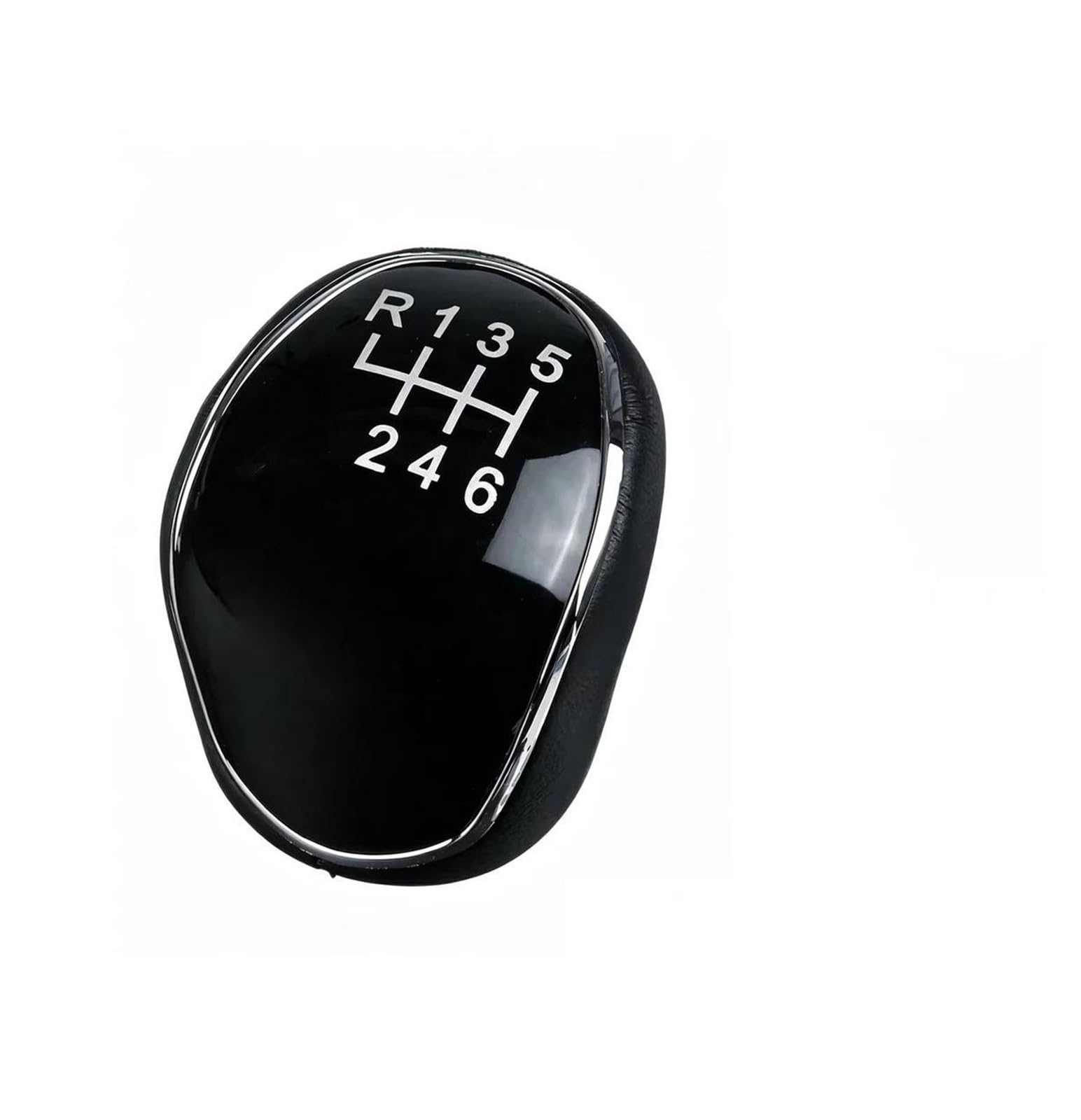 WLNWERDPKK Gear Shift Knob 1PCS for Focus for Mondeo for Kuga for S-Max for C-Max for Galaxy 6 Speed Shift Knob Stick Knob(Black 6 Speed R135)