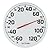 La Crosse 104-1522 8" Round Analog Dial Thermometer, White