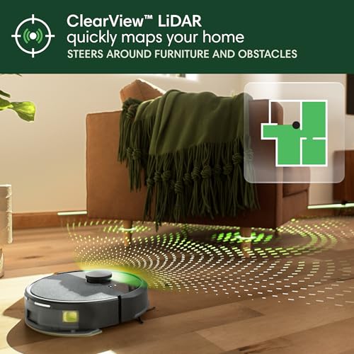 Image of iRobot Roomba 105X Combo Robot Vacuum & Mop with AutoEmpty Dock, Self‑Emptying for Up to 75 Days, 70x Power‑Lifting Suction, Smart LiDAR Mapping, App & Voice Control, Ideal for Homes with Pets & Kids