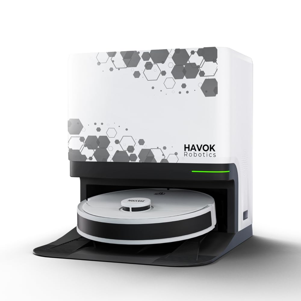 See full amazon price history chart for MecTURING Havok 1.0 Robotic Vacuum Cleaner with Mopping, Self-Cleaning Station, 10000Pa Suction, Dual-Rotating Mopping, LDS Laser Navigation, 5200mAh Battery, Smart App Control, 240 Min Runtime MecTURING Havok 1.0 Robotic Vacuum Cleaner with Mopping, Self-Cleaning Station, 10000Pa Suction, Dual-Rotating Mopping, LDS Laser Navigation, 5200mAh Battery, Smart App Control, 240 Min Runtime (B0DDYRS8BY) Amazon Price History, Amazon Price Tracker