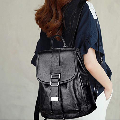 Bolsa moda cuero suave azul con diseño elegante para mujer 3