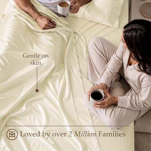 Image of Threadmill 600 Thread Count Cotton Twin Sheet Set, Sateen, White, 3-Piece