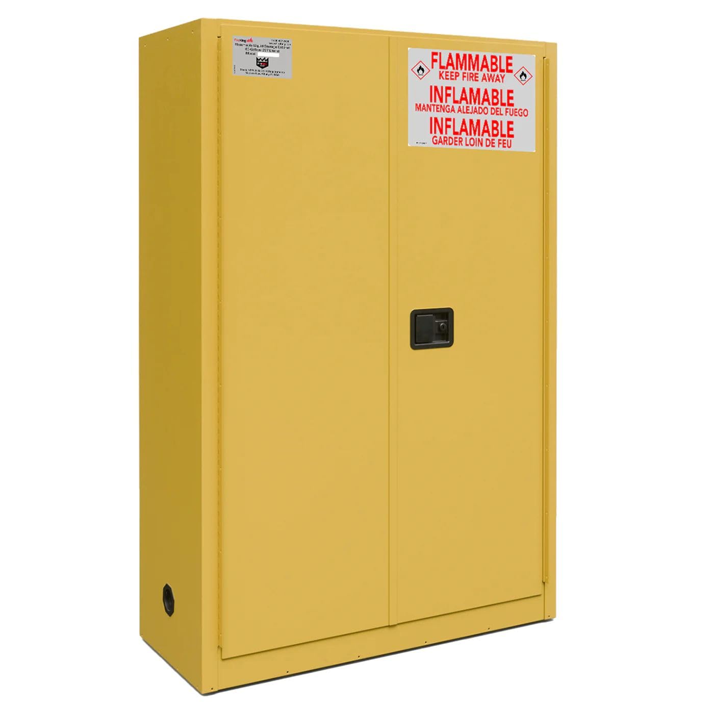FireKing 45 Gallon Flammable Safety Cabinet, Automatic Door