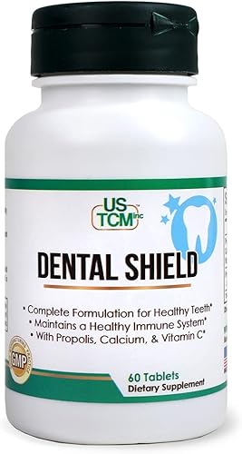Escudo Dental - Soporte de propóleo de abeja 60 tabletas