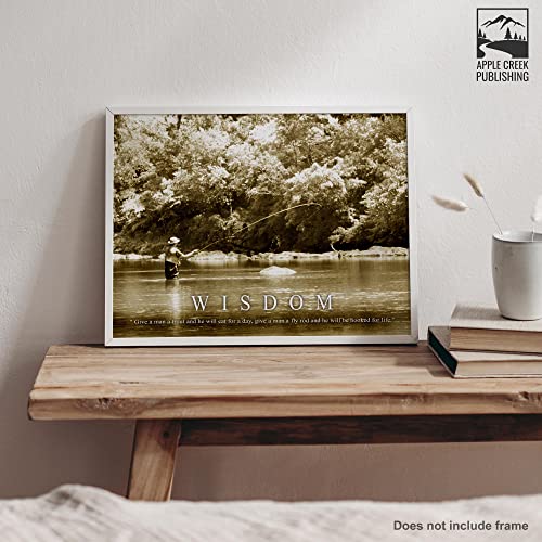MVP281 Trout Fly Fishing Motivational Poster Art Print 11X14 Reels Poles Rods Wall Decor Pictures thumb #4
