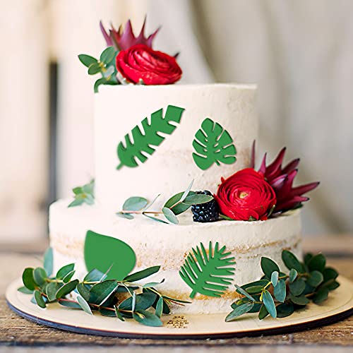 12 Pieces Tropical Leaf Cookie Cutter And Animals Cookie Cutter Hawaiian Palm Leaves Fondant Cutters Set Giraffe Elephant Lion Monkey Diy Craft Mold #TOP3