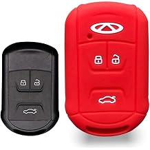 for Chery Tiggo 8PRO 8PLUS 7PLUS 9 7 5X 3X Silicone Key Case Auto Key Shell Cover Remote Key Holder Red