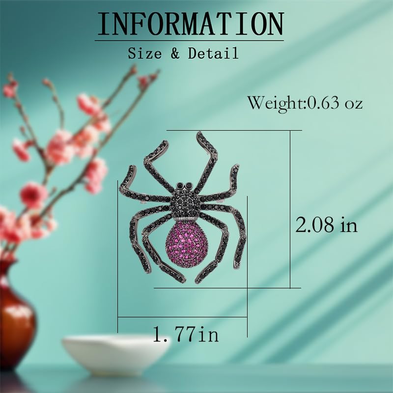Image of Animal Brooch for Women Girls 18k Gold Plated Animal Brooch Pin Rhinestone Animal Brooch Lapel Pin Jewelry Thanksgiving Day Birthday Wedding Gifts for Mom Wife