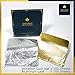 Barnabas Gilding Kit - 100 Sheets Imitation Gold Leaf and Silver Leaf, Gilding Adhesive 60ml, Sealer Gloss 60ml, 2Gloves 2Brushes, 2Sanding Block, 1Sanding Paper #240