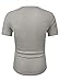 JMIERR Mens Grey Casual T Shirt Muscle Slim Fitted Lightweight Longline Fashion Tees Shirts for Gym Workout, US 40(M)