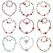 Hifot Bijoux Enfants Fille Collier Bracelet Set 8, Licorne Sirène Flamant Papillon Arc en Ciel Bois Perles Bijoux de Fantaisie Cadeaux de Fête Cadeau