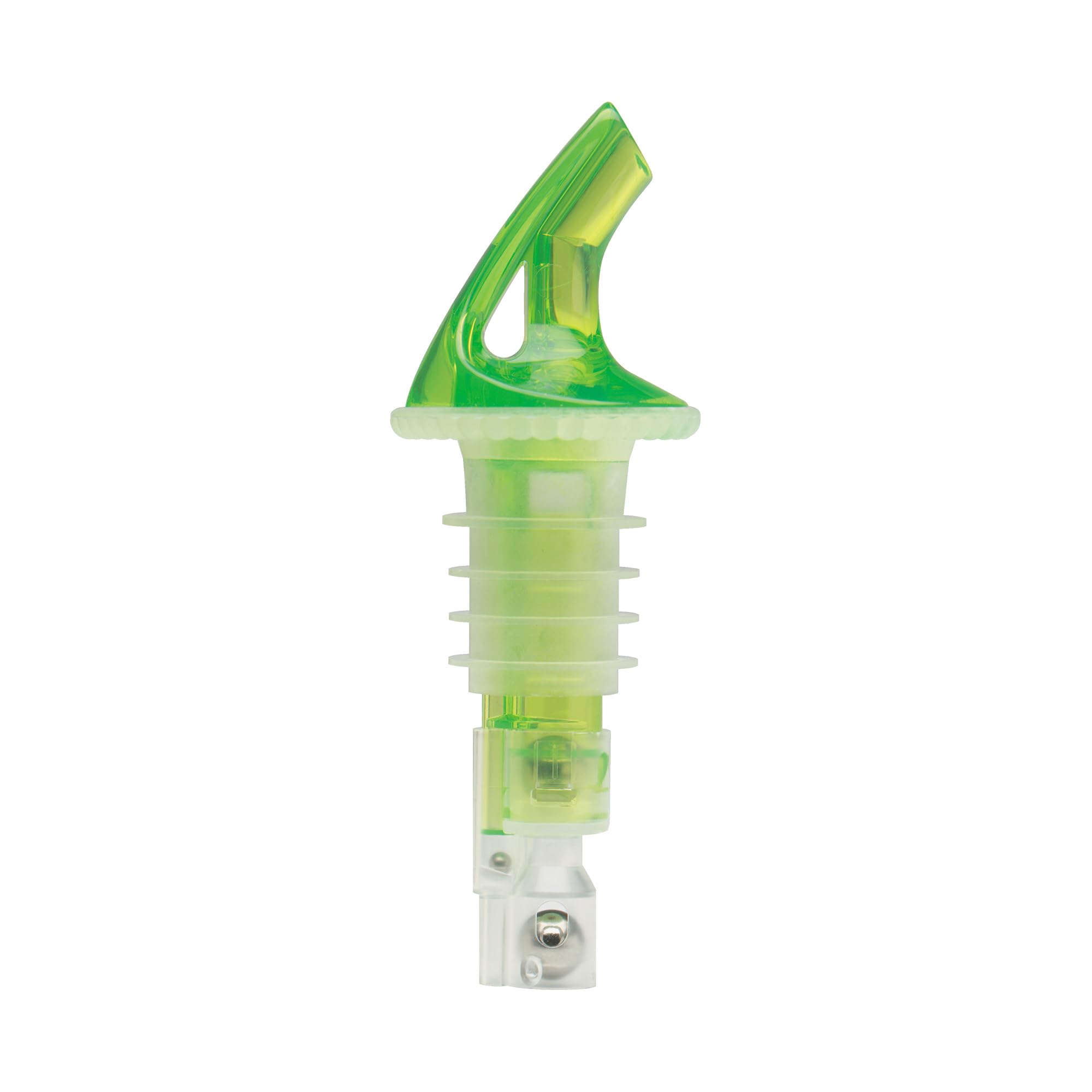 Verter de licor medido de 1 1/4 onzas, verde