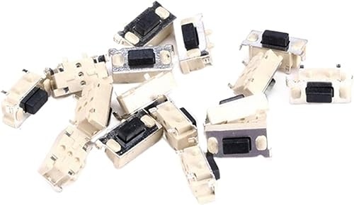 AHLOKI Rocker Switch 100pcs Micro Tact Switch Touch 3 * 6 * 3.5 3x6x3.5 SMD